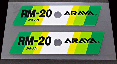 Araya RM20 rim decals