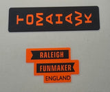 Raleigh Tomahawk decal set
