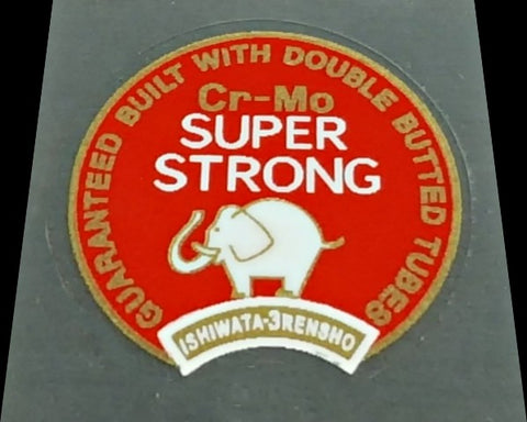 Ishiwata Super strong frame and forks decals