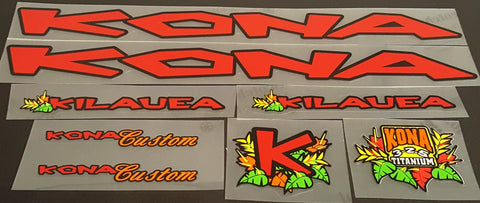 Kona Kilauea Decal set