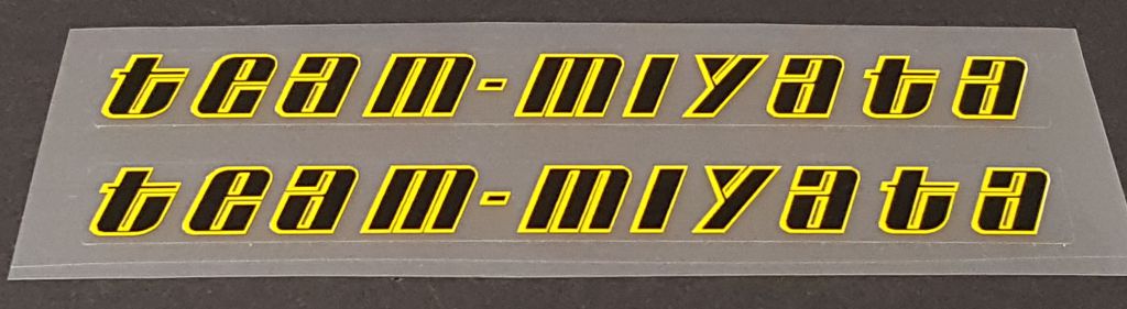 Miyata top tube decals