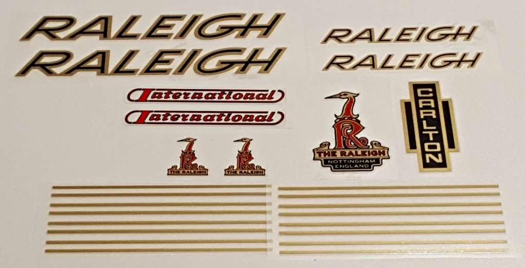 Raleigh Decal set