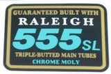 Raleigh Tubing decals