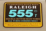 Raleigh Tubing decals