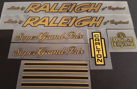 Raleigh Super Grand Prix Decal set
