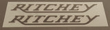 RITCHEY DOWNTUBE DECALS