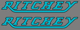 RITCHEY DOWNTUBE DECALS
