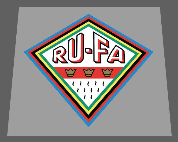 RU-FA Headbadge decal