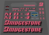 Bridgestone MB-4 1992 decal set