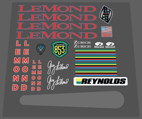 Greg Lemond Decal set