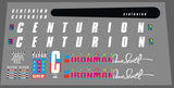 Centurion Ironman 1989 decal set