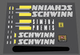 Schwinn 1988 Premis decal set