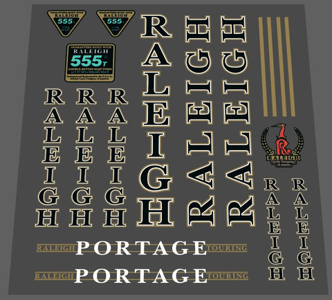 Raleigh Portage Decal set