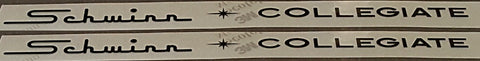 Schwinn Collegiate Down Tube Decals
