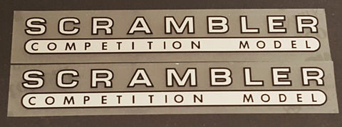 Schwinn Scrambler Comp Model Top Tube Decals