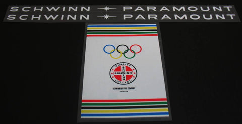 Schwinn Paramount Decal Set