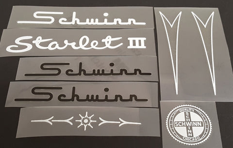 Schwinn Starlet Decal Set