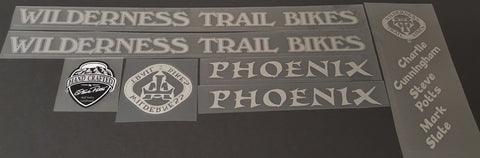 Wilderness Trail Bikes decal set