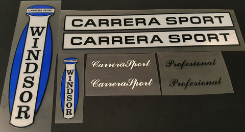 Windsor Carrera Sport decal set