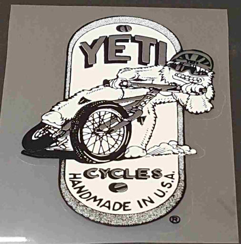 Yeti Head Decal