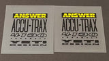 Accutrax Fork decals