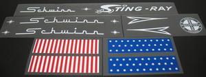 Schwinn Sting Ray decal set