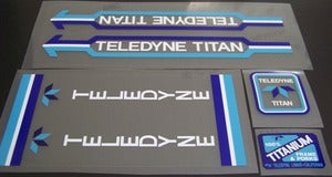 Teledyne Titan Decal set