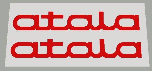 Atala seat stay decals - H Lloyd Cycles