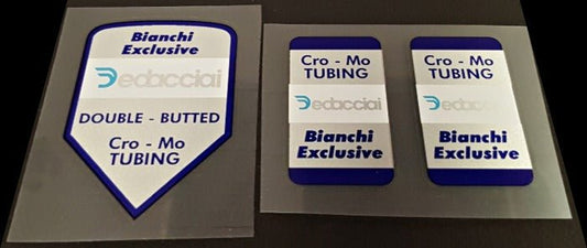 Bianchi edacciai frame and forks decal - H Lloyd Cycles
