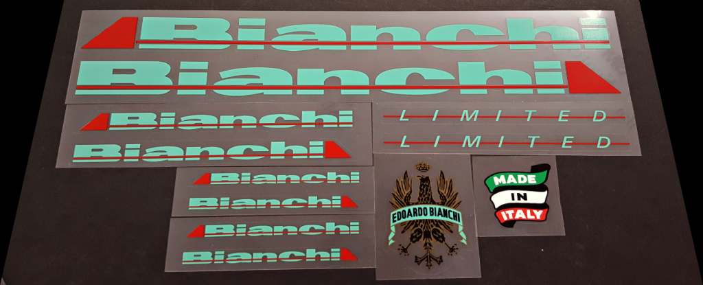 Bianchi Limited decal set - H Lloyd Cycles