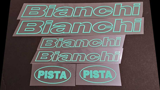 Bianchi Pista set outline - H Lloyd Cycles