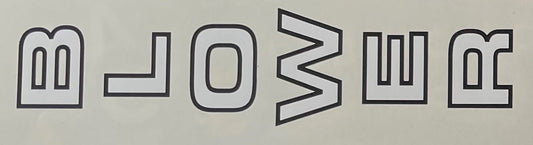 Blower Seat Tube decal - H Lloyd Cycles