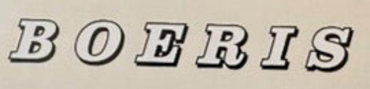 Boeris decal set - H Lloyd Cycles