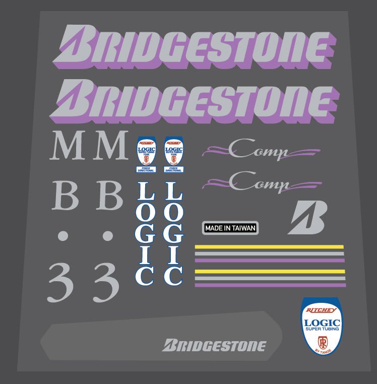 Bridgestone MB - 3 1990 decal set - H Lloyd Cycles