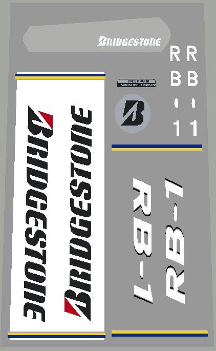 Bridgestone RB - 1 1993 decal set - H Lloyd Cycles