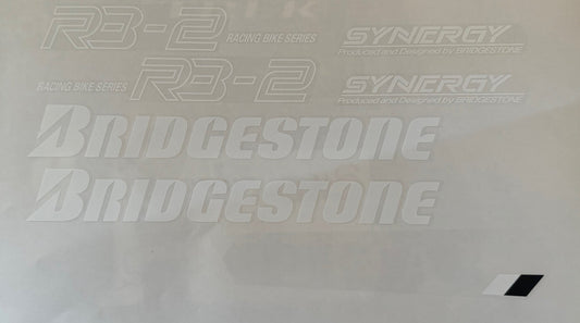 Bridgestone RB - 2 decal set for red frame 1988 - H Lloyd Cycles