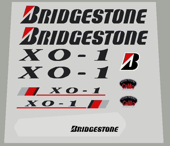 Bridgestone XO - 1 decal set - H Lloyd Cycles