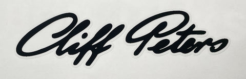 Cliff Peters downtube decal