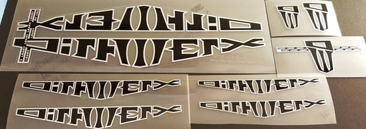 Dertwerx BMX Decal set - H Lloyd Cycles
