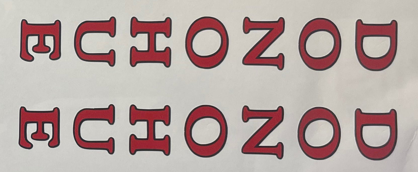 DONOHUE (Paul Donohue) fork/seat stay decals - H Lloyd Cycles
