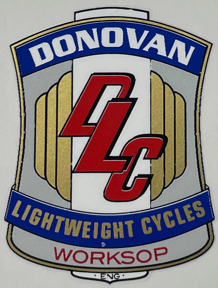 Donovan crest decal - H Lloyd Cycles