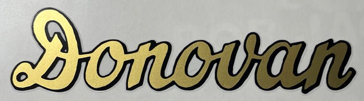 Donovan Downtube decal - H Lloyd Cycles