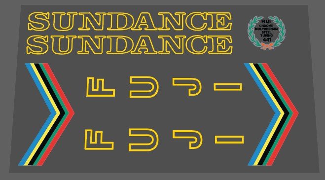 Fuji Sundance decal set - H Lloyd Cycles