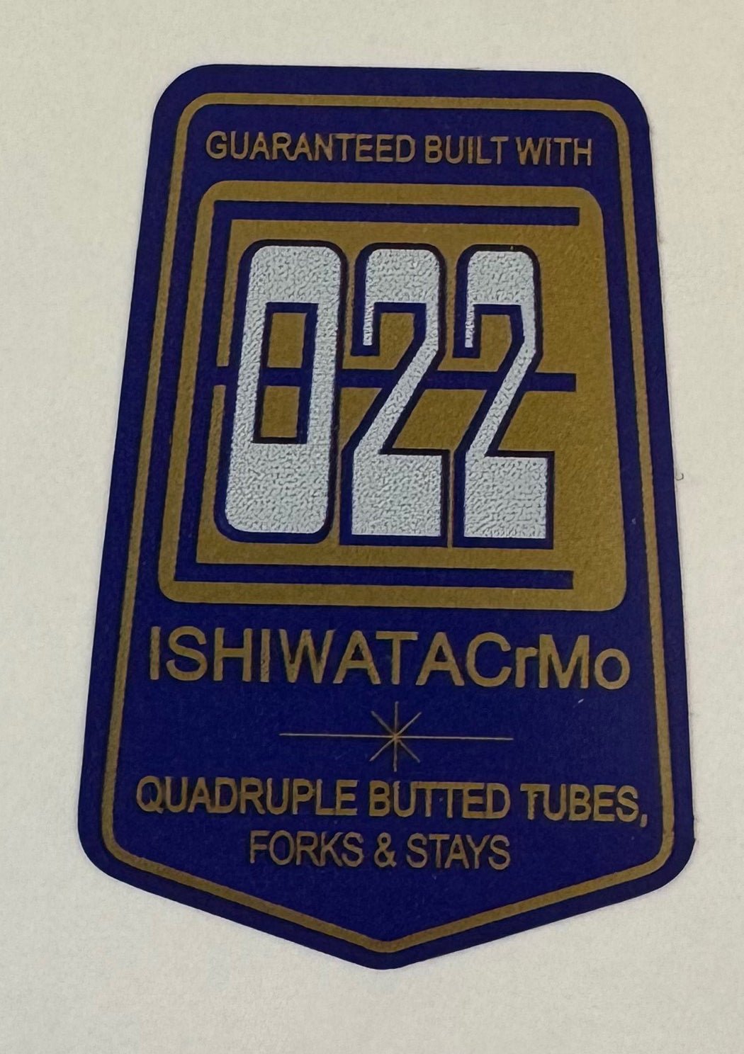 Ishiwata 022 Frame decal - H Lloyd Cycles