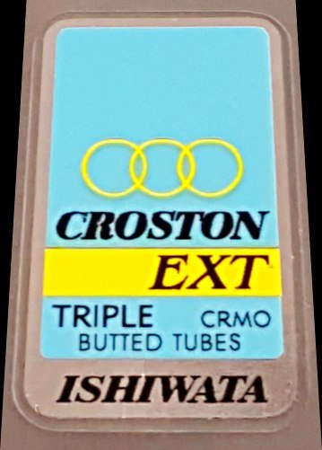 Ishiwata Croston frame decals - H Lloyd Cycles