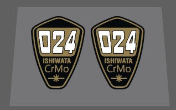 ISHIWATA FORK DECALS - H Lloyd Cycles