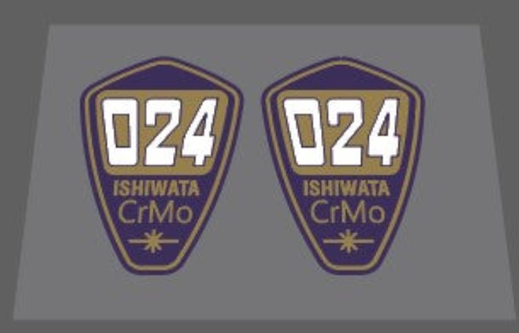 ISHIWATA FORK DECALS - H Lloyd Cycles