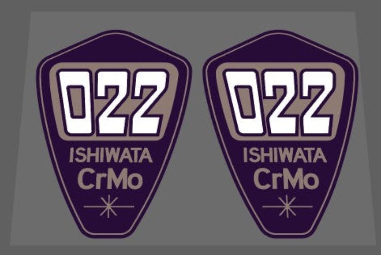 ISHIWATA FORK DECALS - H Lloyd Cycles