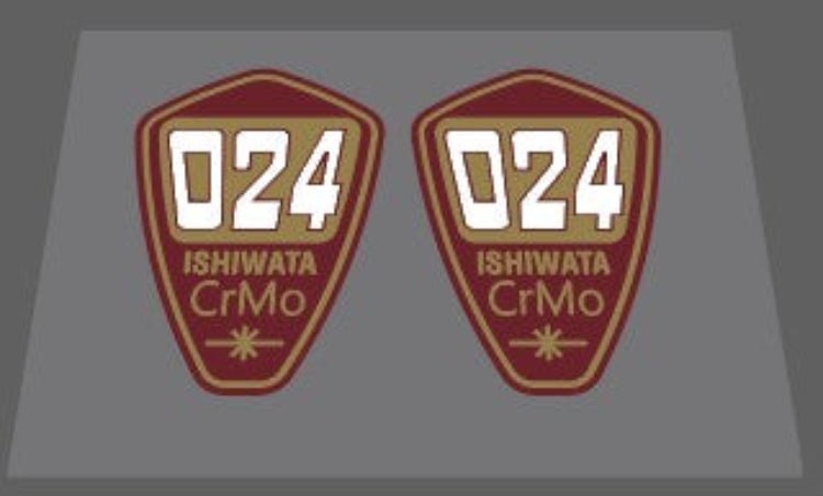 ISHIWATA FORK DECALS - H Lloyd Cycles