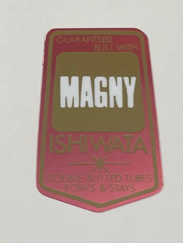 Ishiwata Magny frame decal - H Lloyd Cycles